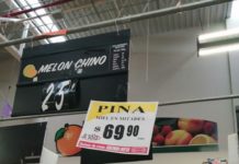 Carestía a todo lo que da; frutas artículos de lujo