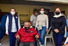 DIF Reynosa entregó apoyos funcionales y despensas a los Abuelitos de la Colonia Jacinto López 2