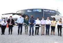 Inauguran Alcaldesa y Gobernador tanque cisterna de agua potable