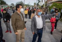 Inauguran 5 calles con pavimento en Matamoros.