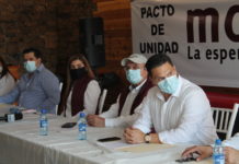 Aspirantes de Morena firman acuerdo de unidad