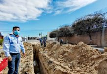 Trabaja la COMAPA en reparación de caído