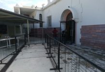 Instalan vallas metálicas en Iglesia Nuestra Señora Guadalupe