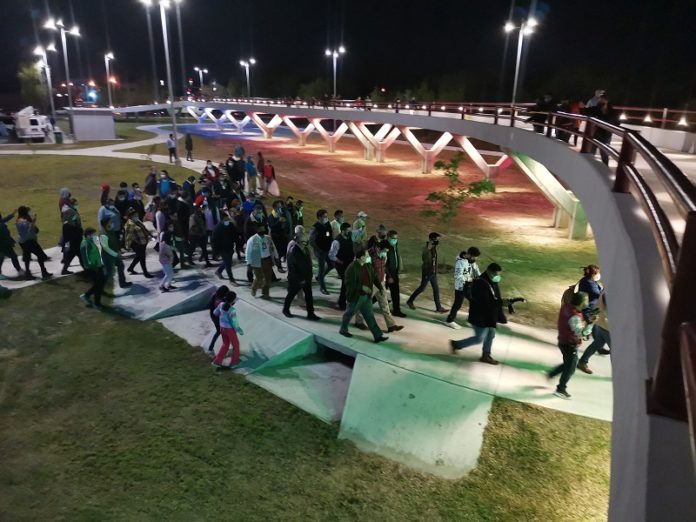 Inauguran primera etapa del Parque Central en Matamoros
