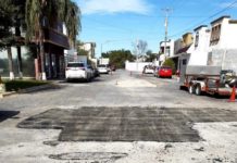 Reparan cuadrillas municipales pavimento en 5 colonias