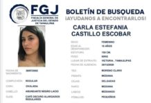 Siguen desapareciendo mujeres en Tamaulipas; buscan a Estefanía Castillo