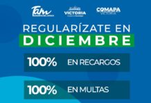 COMAPA Victoria adelanta la navidad con lluvia de descuentos