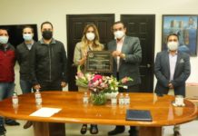 Entrega CANACO reconocimiento a Alcaldesa de Reynosa