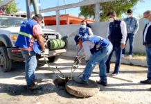 Sondea COMAPA red de drenaje sanitario