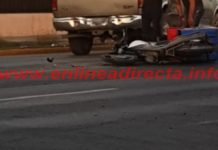 Accidente vial deja un lesionado, y daños materiales en unidades