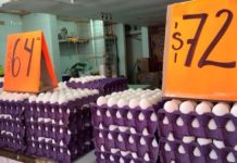 Inicia enero con alza en precios; venden huevo a 72 pesos