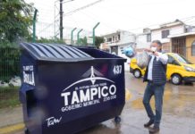 Instalan Modernos Contenedores para Basura en Amplio Sector