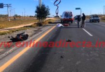 Muere motociclista en accidente vial