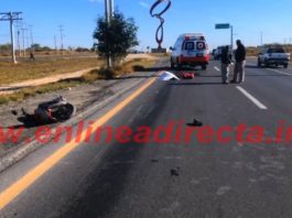 Muere motociclista en accidente vial