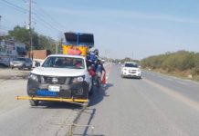 Mejora Municipio seguridad vial con pintado de líneas de tráfico