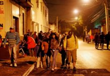 Funcionarios del INM y municipales monitorean caravanas de hondureños