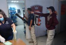 Practica Protección Civil protocolos sanitarios por COVID-19