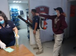 Practica Protección Civil protocolos sanitarios por COVID-19