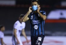 Liga MX Querétaro y el festejo de gol anti Covid-19