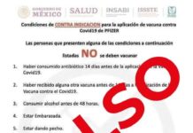 Alertan sobre falsedad en limitantes para recibir vacuna contra COVID-19