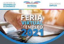 Ayuntamiento de Reynosa invita a Feria Virtual de Empleo 2021