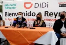 Entra ya en funciones la plataforma de taxis Didi