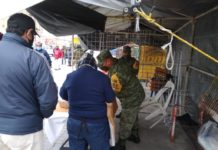 Ejercito Mexicano otorgó pan y café ante temperaturas gélidas