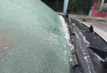 Cubre agua nieve a Matamoros por onda gélida