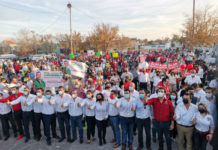 Toman protesta candidatos del PRI en Matamoros