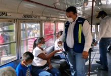 Realiza Transporte Público operativos de concientización de uso de cubrebocas
