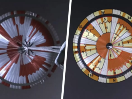 El ‘mensaje oculto’ que llevaba el paracaídas de Perseverance para descender en Marte