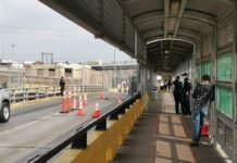 Redoblan seguridad CBP de EU ante alerta de manifestación de migrantes.