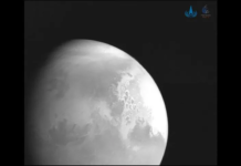 Una sonda china envía su primera foto de Marte