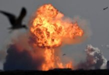 Otro cohete de SpaceX explota al aterrizar, video captura el momento