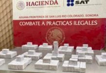 Frenan aduana de N. Laredo, ejército y G.N. ingreso de armas y cartuchos