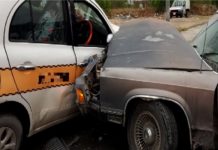 Accidente vial deja daños y por lo menos un lesionado