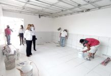 Supervisa Aída Féres Rehabilitación del Comedor Comunitario de la Zona Centro