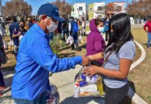 DIF Reynosa visitó a las familias de la Colonia Almendros