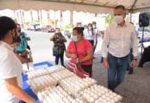Amplía Chucho Nader Jornadas de Venta de Abarrotes a Bajo Costo