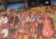 Mural de Reynosa revela daños por humedad