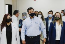 Inauguran primera etapa del nuevo Hospital General en Matamoros.