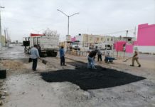 Ininterrumpida labor de bacheo mejora condiciones de desplazamiento
