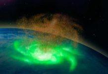 Registran por primera vez un huracán espacial sobre la Tierra