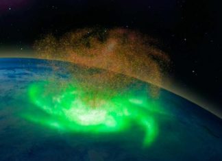 Registran por primera vez un huracán espacial sobre la Tierra
