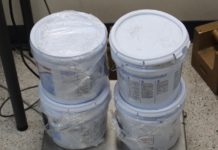 Incautan metanfetamina valorada en 1.4 MDD en puente internacional