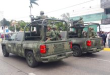 Refuerza seguridad GN y Sedena mientras se resuelve conflicto con policías