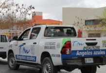 Ángeles Azules apoyan a viajeros de Tamaulipas