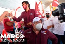Marco Gallegos y Carlos Peña comparten el mensaje de la 4T