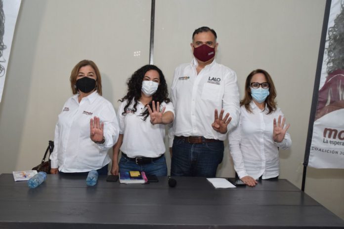 Olga y otros candidaps Morenos