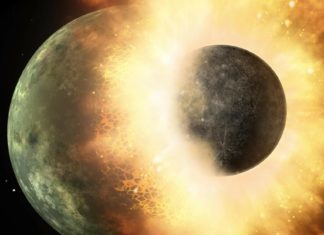 Científicos suponen que hay restos del protoplaneta alienígena Theia dentro de la corteza de la Tierra